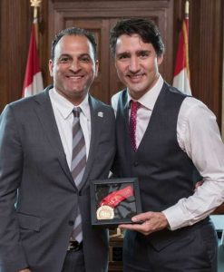 David Sidoo and Justin Trudeau.